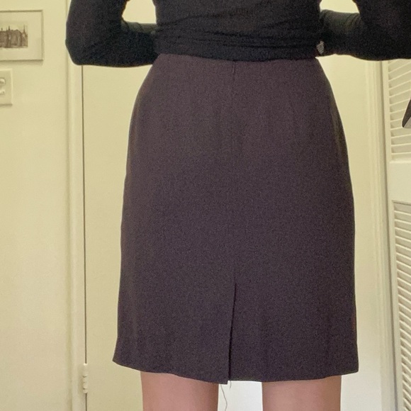 Chocolate brown pencil skirt - Picture 2 of 2